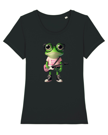 Pink Punk -green toad 2 Black