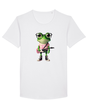 Pink Punk -green toad 2 White