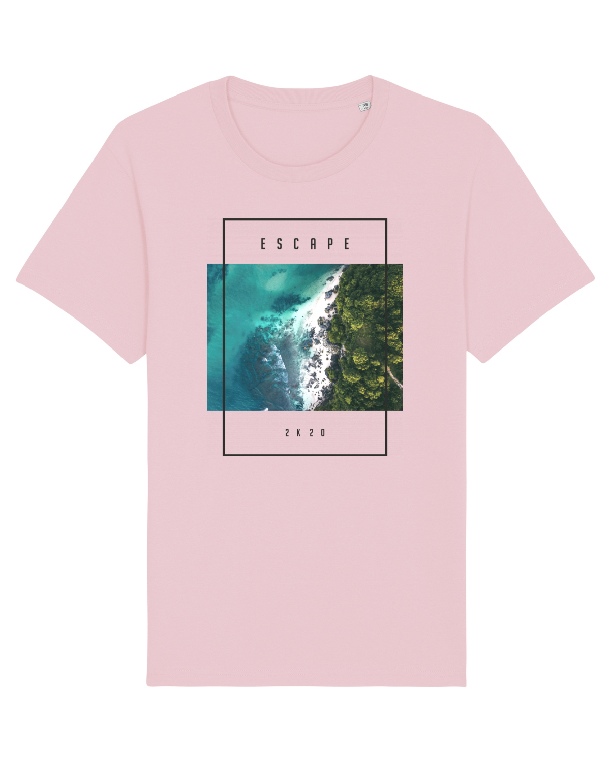 Tricou mânecă scurtă Unisex Rocker Cotton Pink