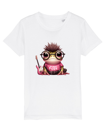 Pink Punk -green toad 3 White