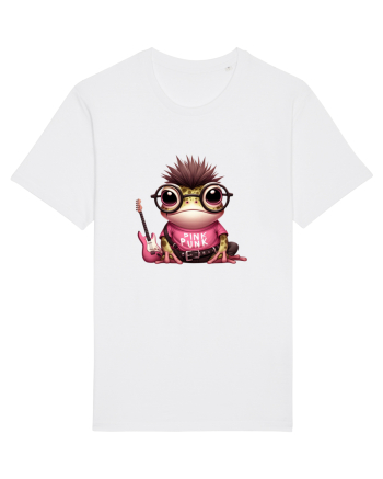 Pink Punk -green toad 3 White