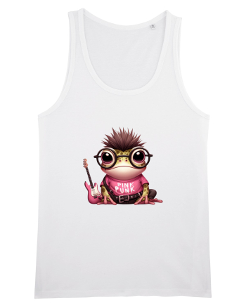 Pink Punk -green toad 3 White