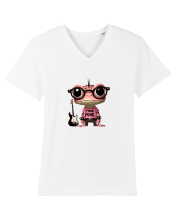 Pink Punk -pink toad 3 White