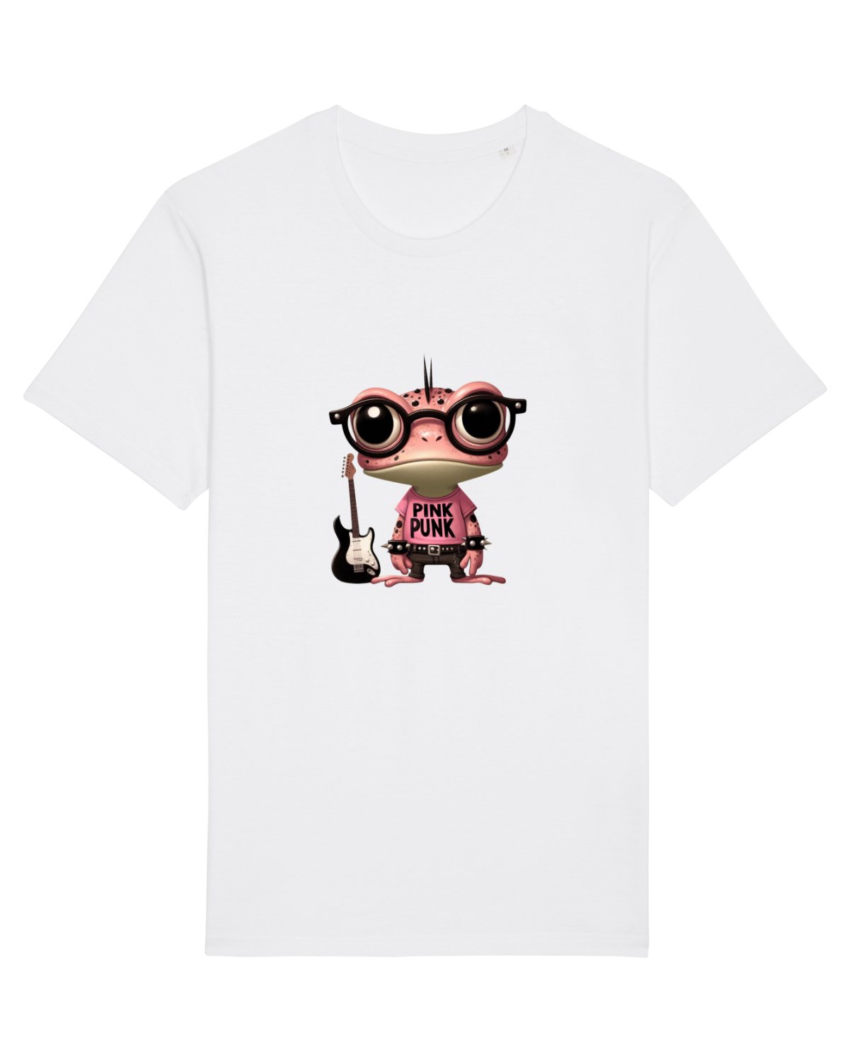 Tricou mânecă scurtă Unisex Rocker White