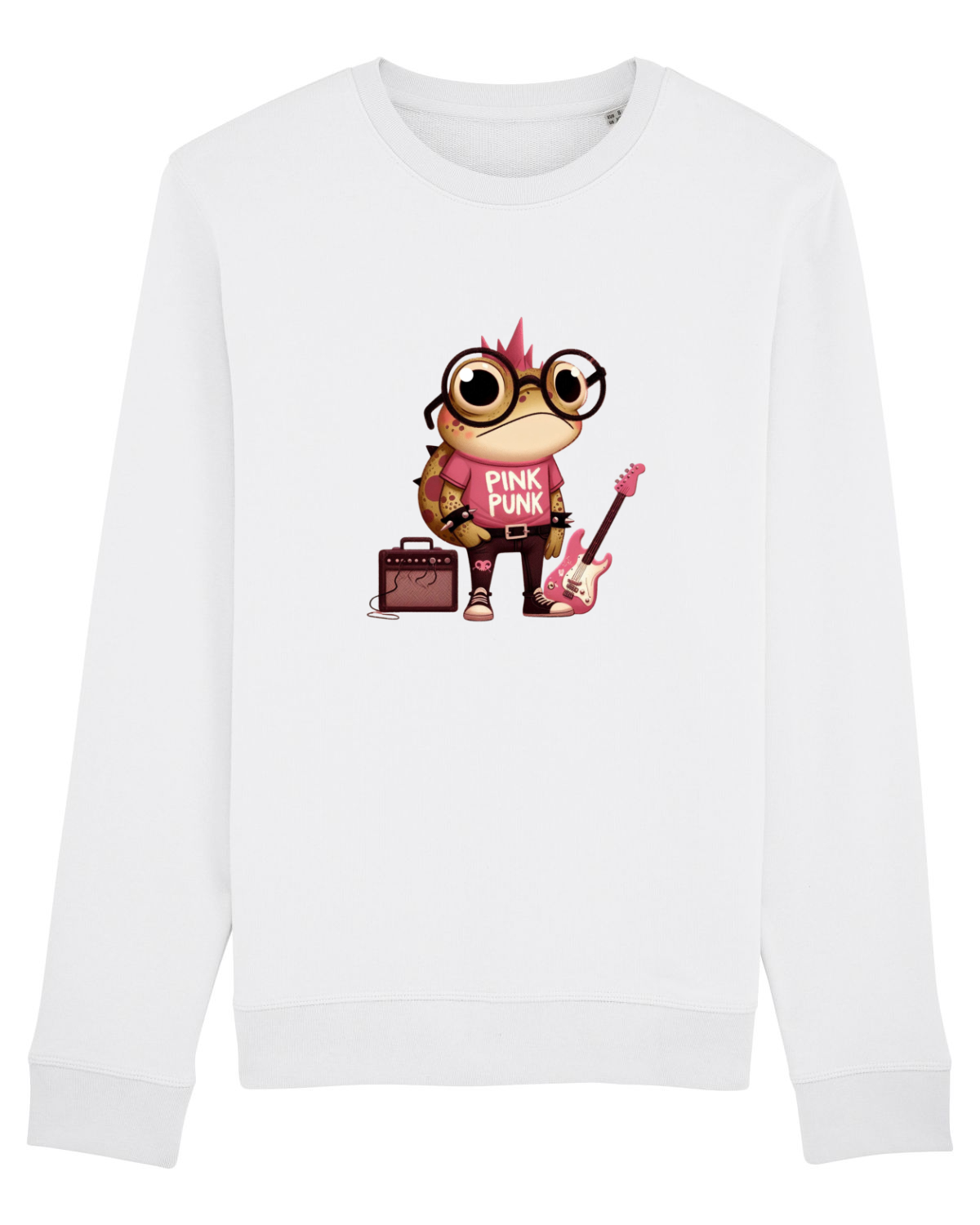 Bluză mânecă lungă Unisex Rise White