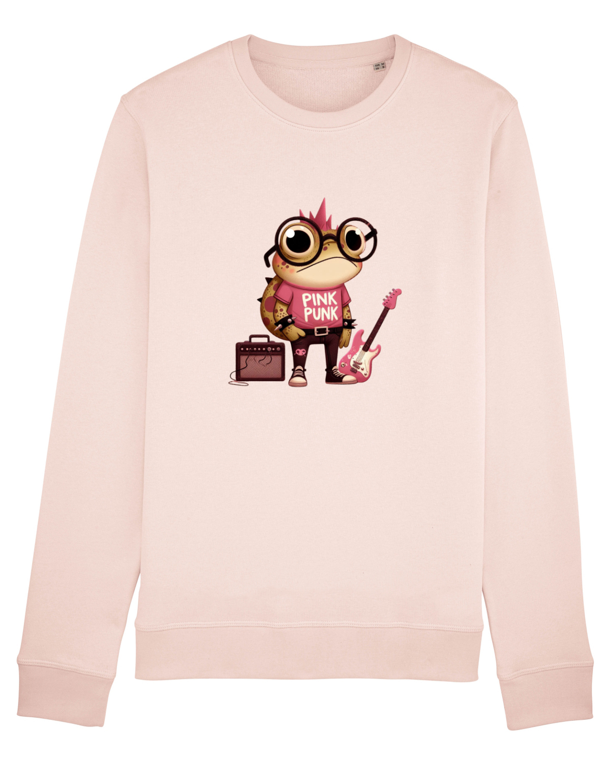Bluză mânecă lungă Unisex Rise Candy Pink