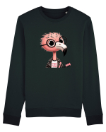 Pink Punk -pink flamingo 1 Bluză mânecă lungă Unisex Rise