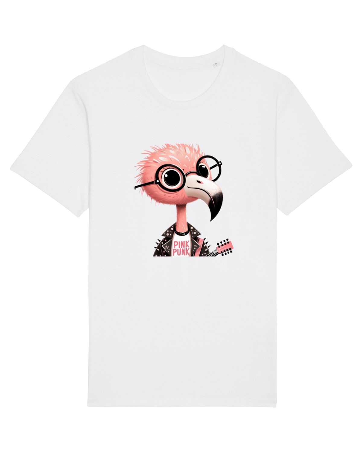 Tricou mânecă scurtă Unisex Rocker White