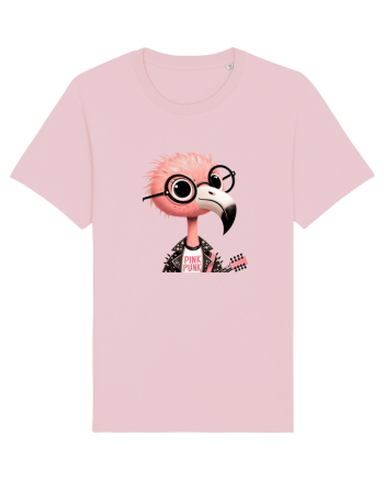 Pink Punk -pink flamingo 1 Cotton Pink