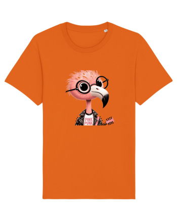 Pink Punk -pink flamingo 1 Bright Orange