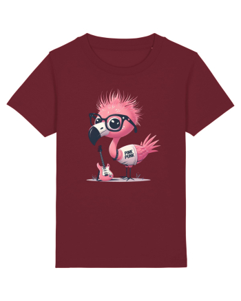 Pink Punk -pink flamingo 2 Burgundy