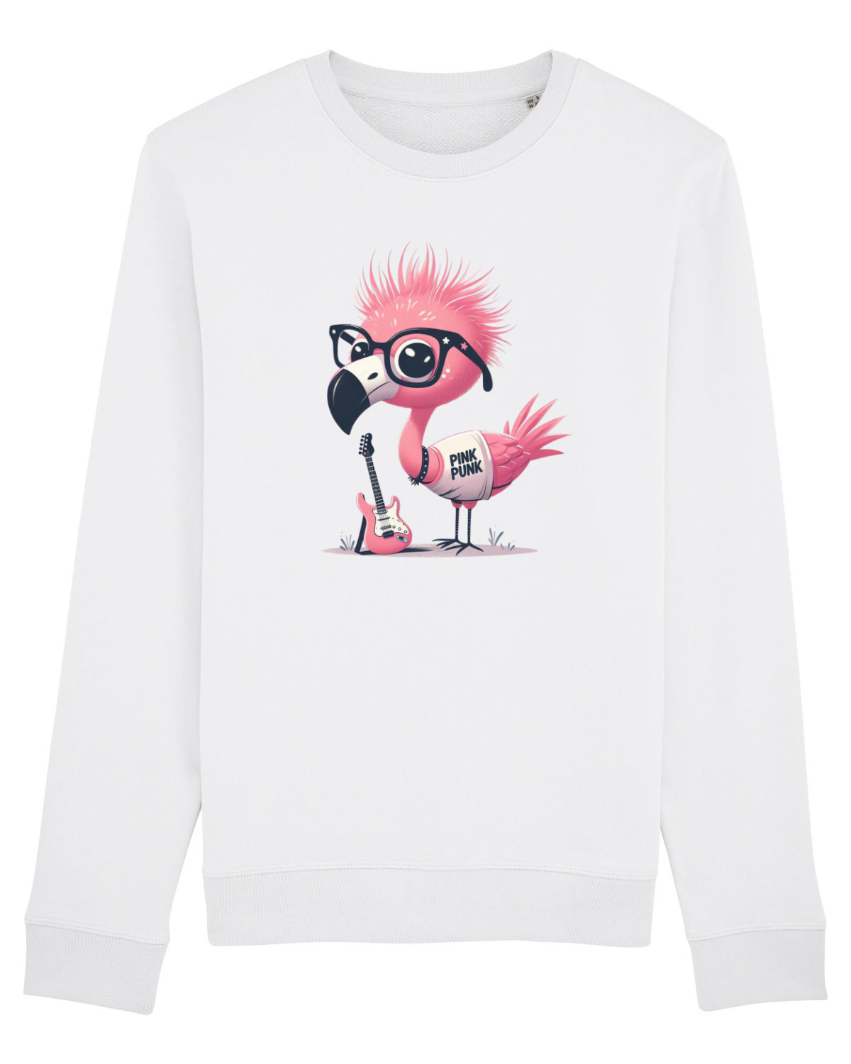 Bluză mânecă lungă Unisex Rise White