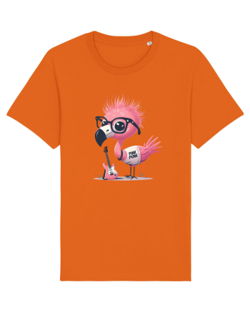 Pink Punk -pink flamingo 2 Bright Orange
