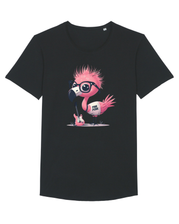 Pink Punk -pink flamingo 2 Black