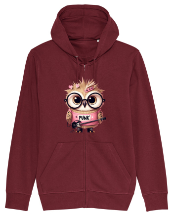 Pink Punk -owl 1 Burgundy