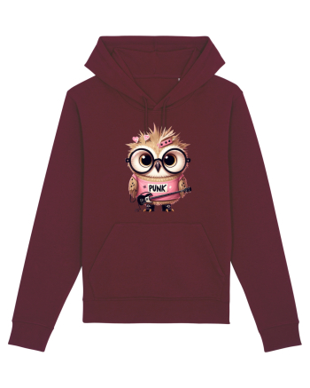Pink Punk -owl 1 Burgundy