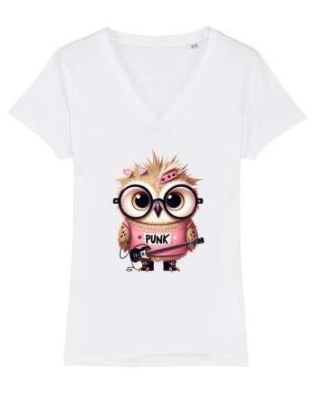 Pink Punk -owl 1 White