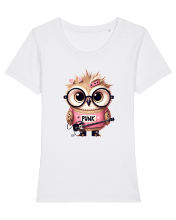 Pink Punk -owl 1 White