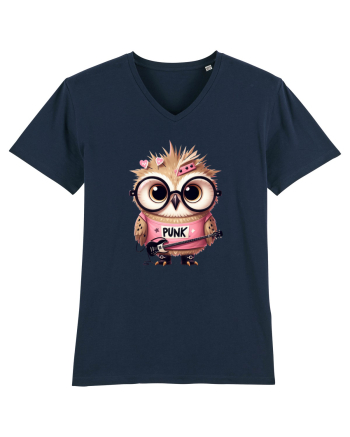 Pink Punk -owl 1 French Navy