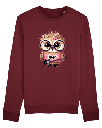 Pink Punk -owl 1 Burgundy
