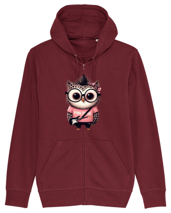 Pink Punk -owl 2 Burgundy