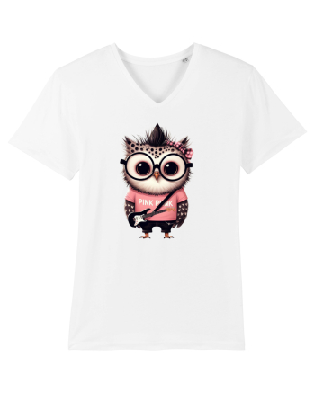 Pink Punk -owl 2 White