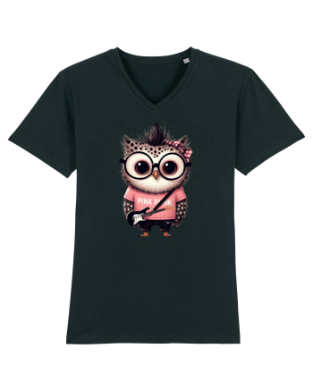Pink Punk -owl 2 Black