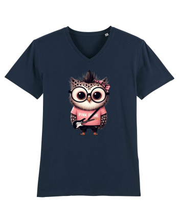 Pink Punk -owl 2 French Navy
