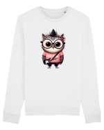 Pink Punk -owl 2 Bluză mânecă lungă Unisex Rise