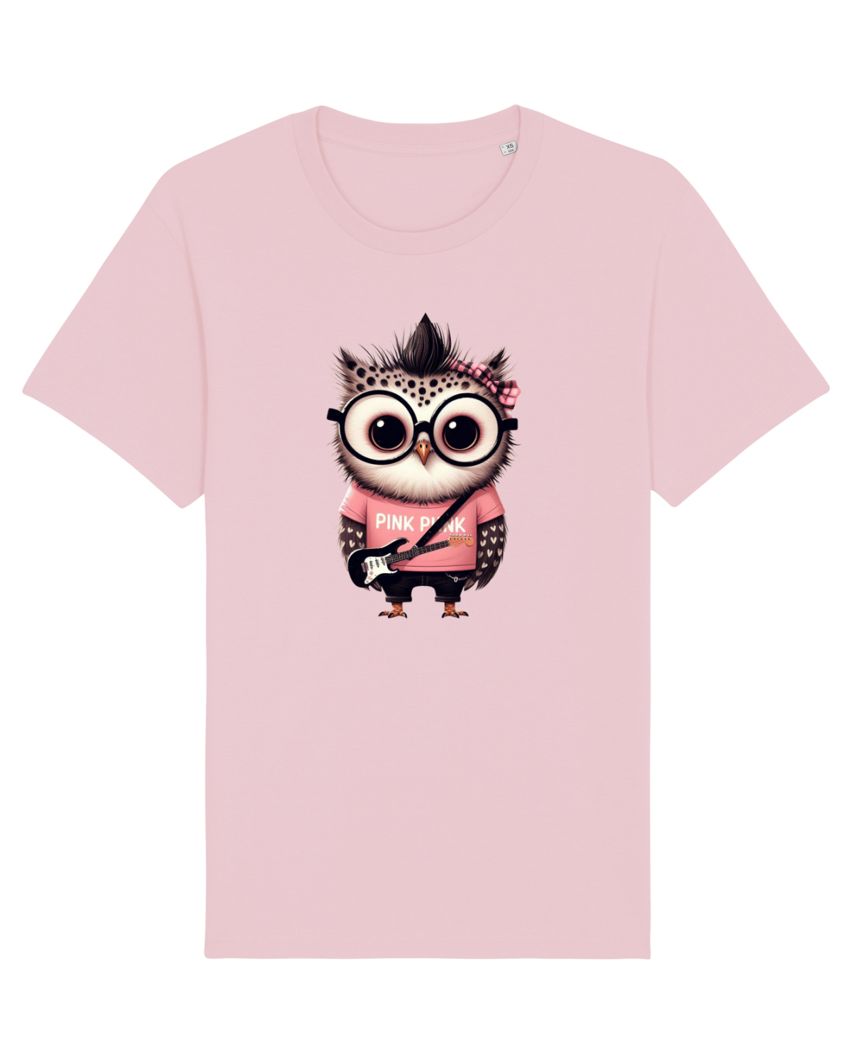 Tricou mânecă scurtă Unisex Rocker Cotton Pink