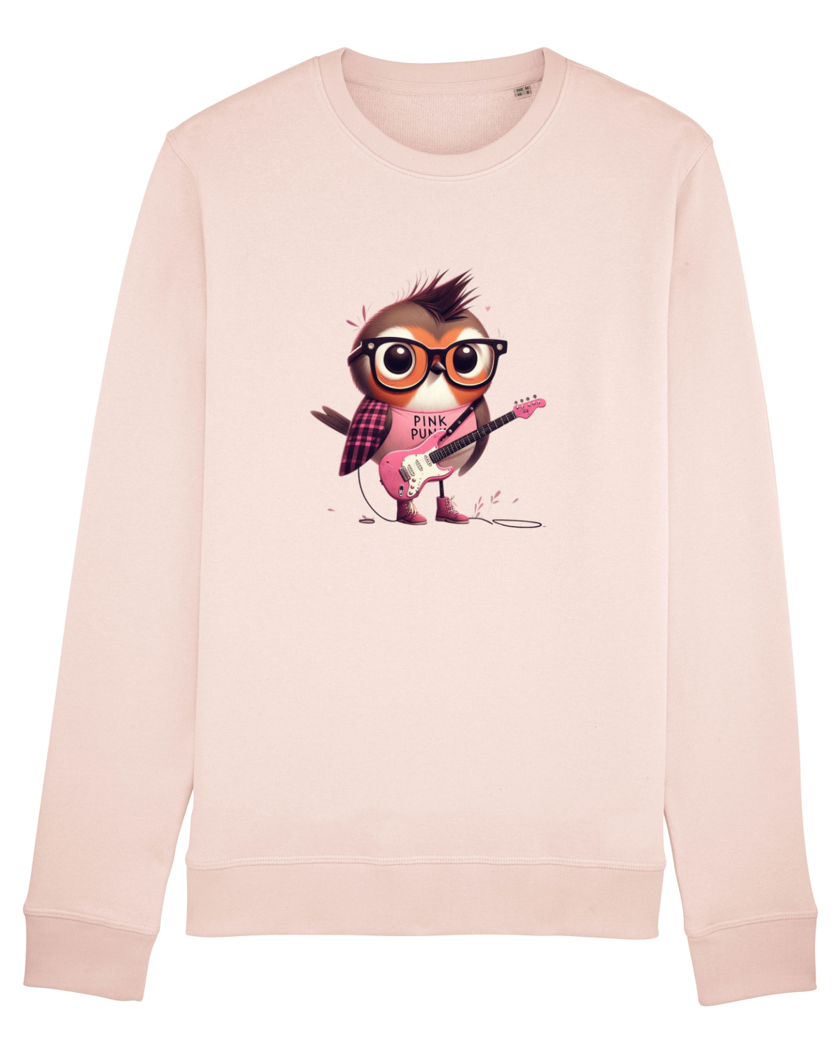Bluză mânecă lungă Unisex Rise Candy Pink