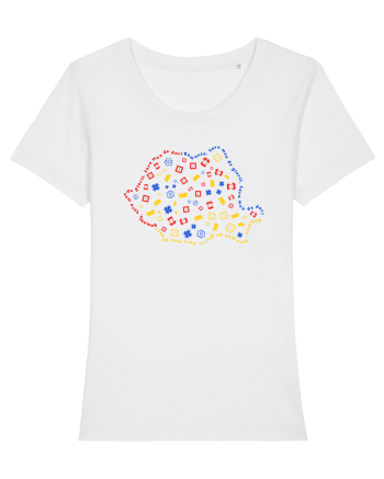 Harta ROmania White