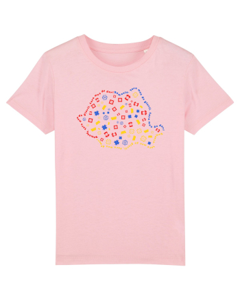 Harta ROmania Cotton Pink