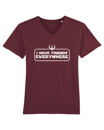 I have friends everywhere Burgundy