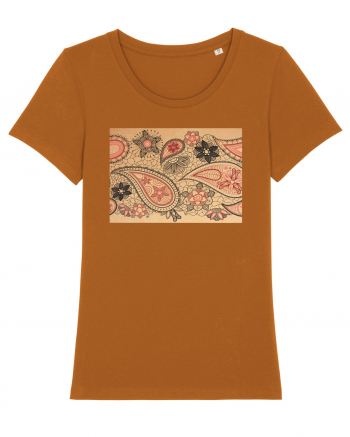 Lace flowers model Roasted Orange