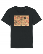 Lace flowers model Tricou mânecă scurtă Unisex Rocker