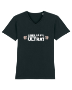 Liber sa fiu Ultra! Tricou mânecă scurtă guler V Bărbat Presenter
