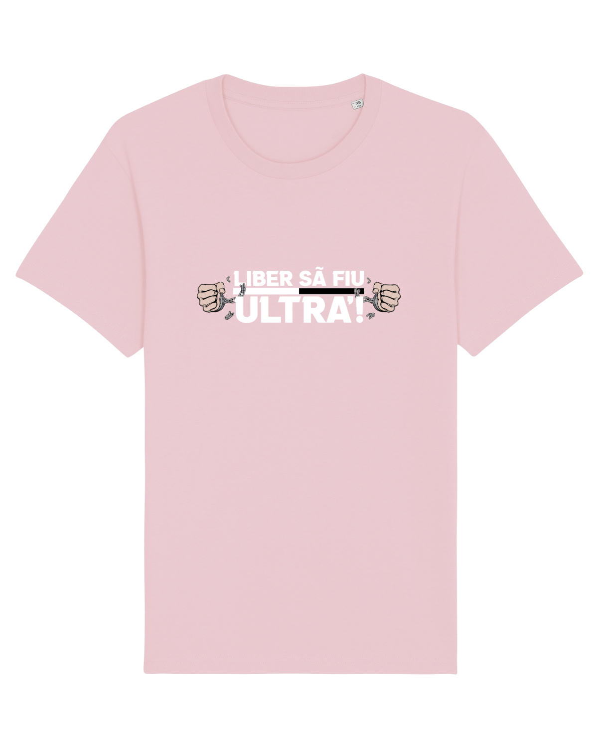 Tricou mânecă scurtă Unisex Rocker Cotton Pink