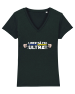 Liber sa fiu Ultra! Tricou mânecă scurtă guler V Damă Evoker