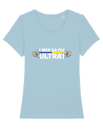 Liber sa fiu Ultra! Tricou mânecă scurtă guler larg fitted Damă Expresser