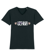 Liber sa fiu Ultra! Tricou mânecă scurtă guler V Bărbat Presenter