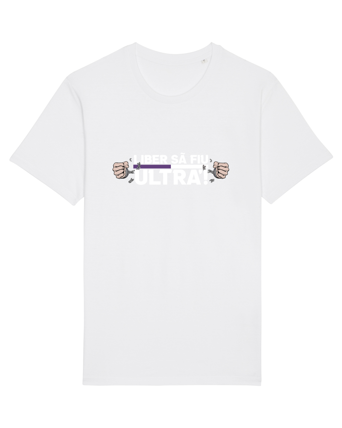 Tricou mânecă scurtă Unisex Rocker White