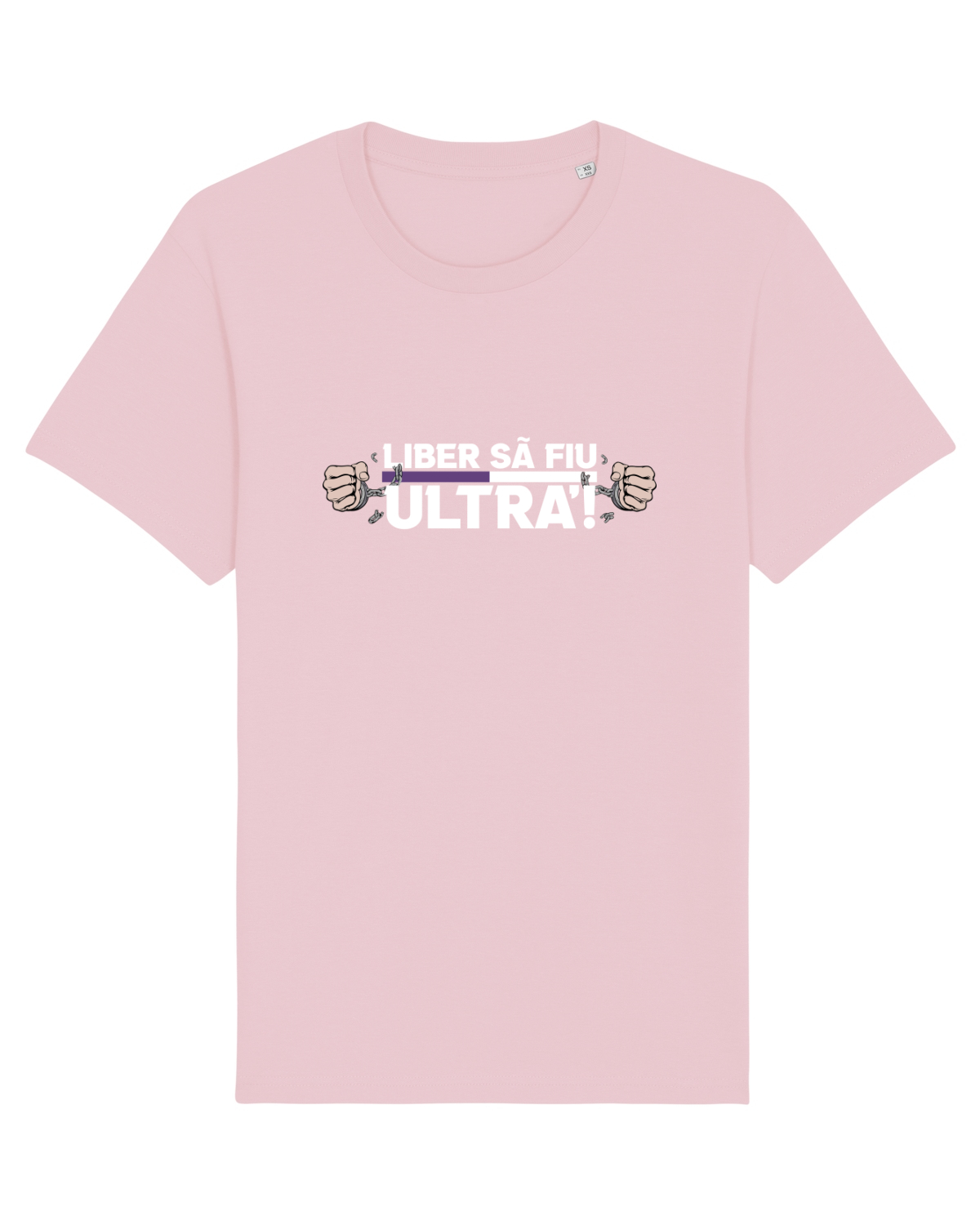 Tricou mânecă scurtă Unisex Rocker Cotton Pink