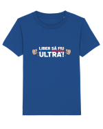 Liber sa fiu Ultra Rosu Albastru Tricou mânecă scurtă  Copii Mini Creator