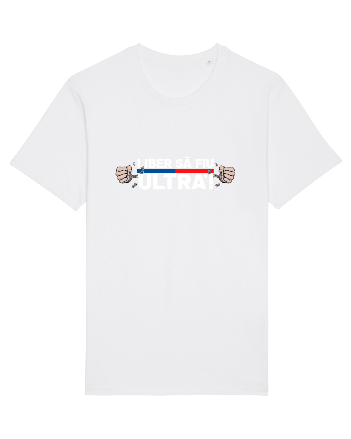 Tricou mânecă scurtă Unisex Rocker White