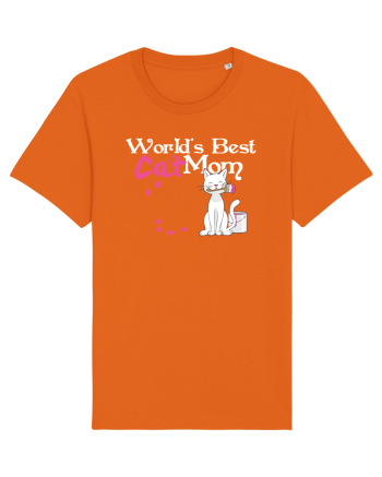 World's Best Mom Bright Orange