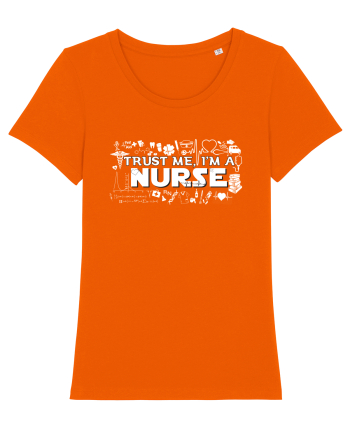 Trust me I'm a NURSE Bright Orange