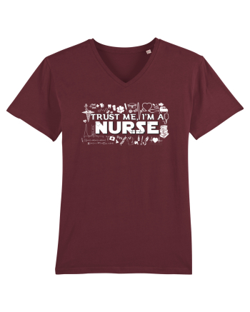 Trust me I'm a NURSE Burgundy