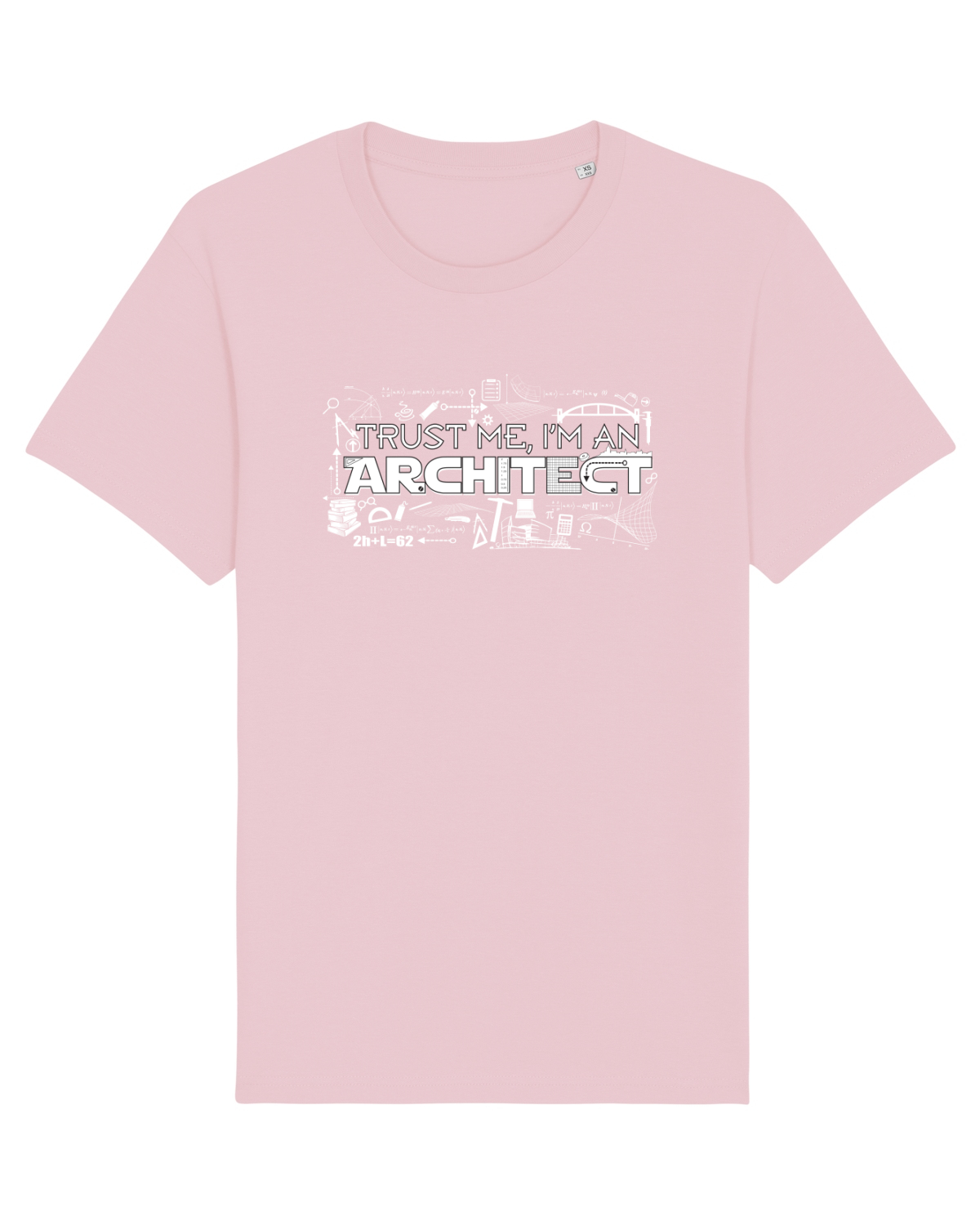 Tricou mânecă scurtă Unisex Rocker Cotton Pink