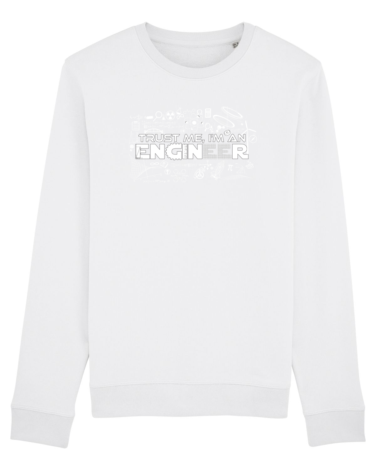 Bluză mânecă lungă Unisex Rise White